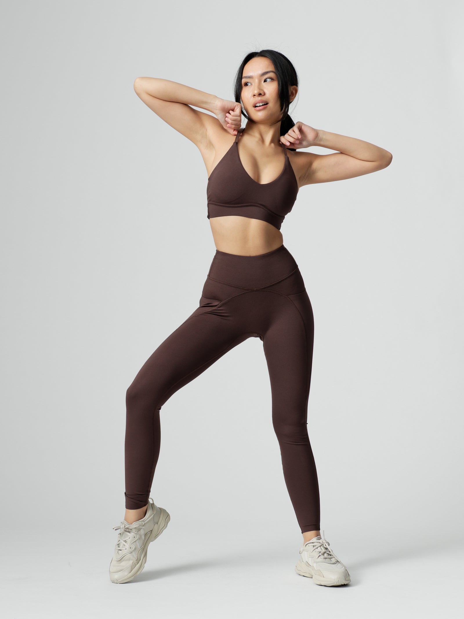 Sultry Sports Bra - Journey Dark Brown