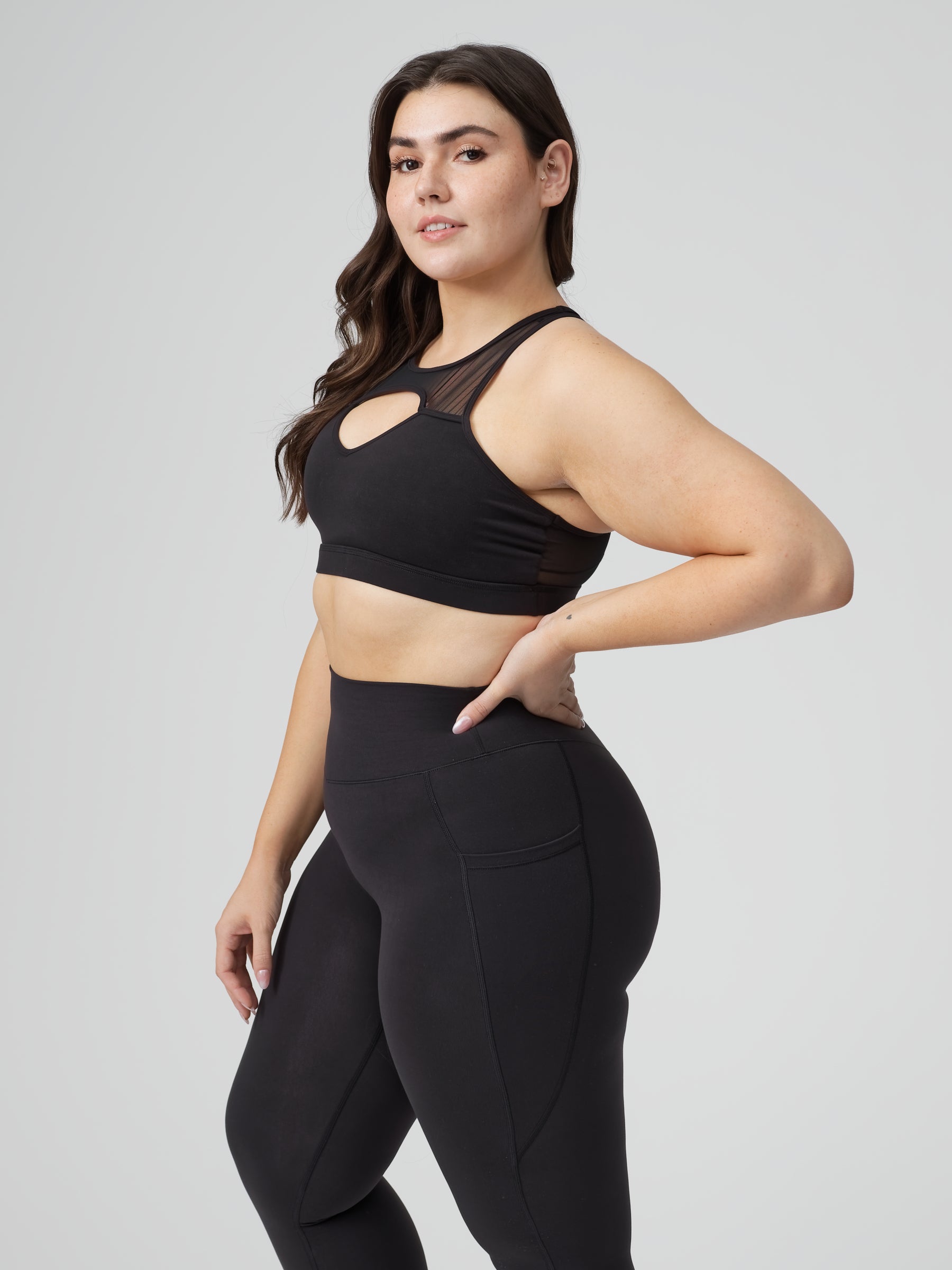 Ambrosia Sports Bra - Onyx Black