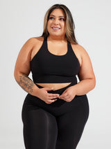 Thumbnail 1 of Rosa Sports Bra - Onyx Black, 1 of 4