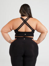 Thumbnail 2 of Rosa Sports Bra - Onyx Black, 2 of 4