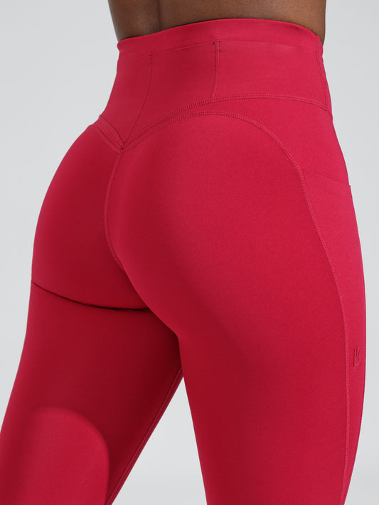 Wicked Pocket Legging - Wrath Red