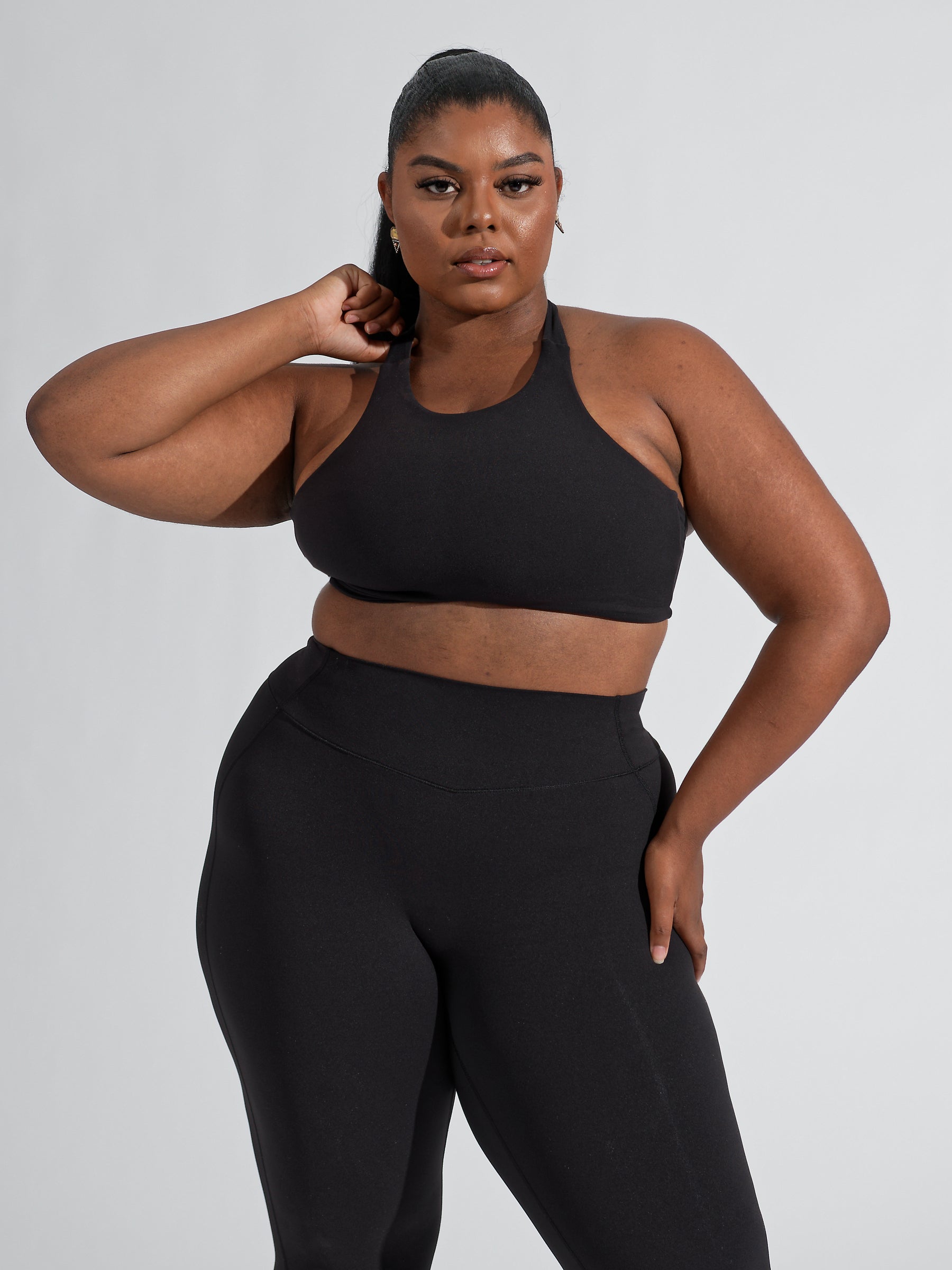 Curve Sports Bra - Onyx Black