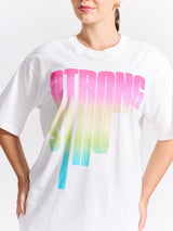 Thumbnail 1 of Strong SS Tee - White, 1 of 5