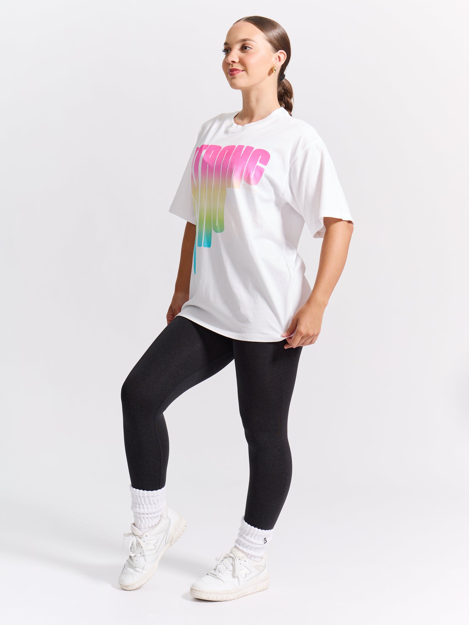 Strong SS Tee - White