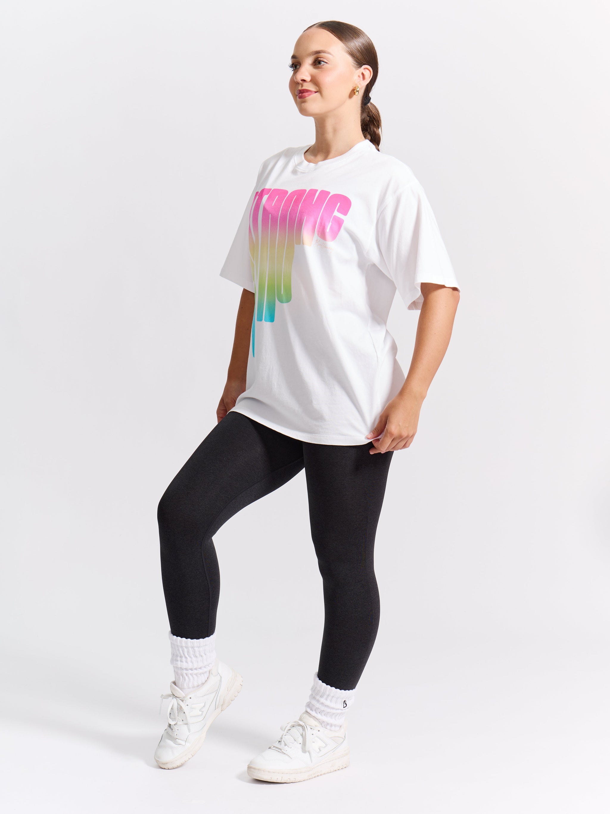 Strong SS Tee - White