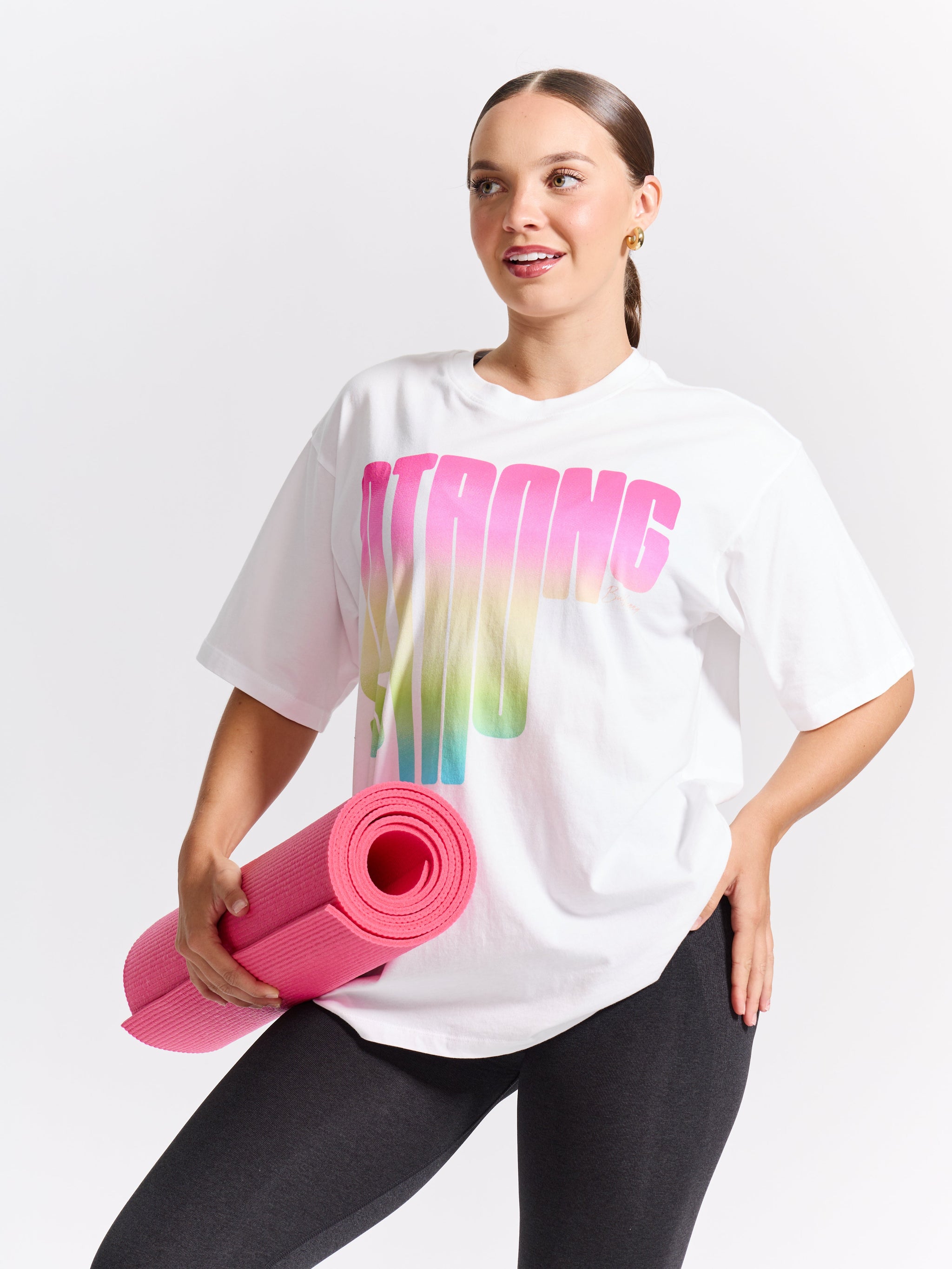 Strong SS Tee - White
