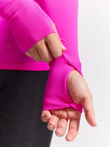 Thumbnail 7 of Seamless Long Sleeve Tee - Hard Candy, 7 of 7