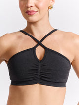 Thumbnail 1 of Wonder Seamless Sports Bra - Charcoal, 1 of 6