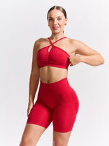 Thumbnail 2 of Wonder Seamless Sports Bra - Lipstick Red, 2 of 5