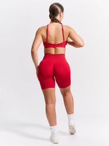 Thumbnail 5 of Wonder Seamless Sports Bra - Lipstick Red, 5 of 5