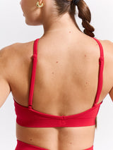 Thumbnail 3 of Wonder Seamless Sports Bra - Lipstick Red, 3 of 5