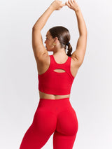 Thumbnail 6 of Form Seamless Sports Bra - Salsa Red, 6 of 6
