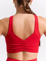 Thumbnail 2 of Form Seamless Sports Bra - Salsa Red, 2 of 6