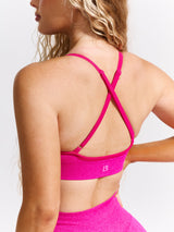 Thumbnail 4 of Plunge Seamless Sports Bra - Hard Candy Ombre, 4 of 6