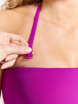 Thumbnail 3 of Butter Bandeau Crop - Grape Juice, 3 of 7