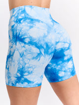 Thumbnail 1 of Aggressive Scrunch Short 7" - Blue Bubbles Tie Dye, 1 of 4