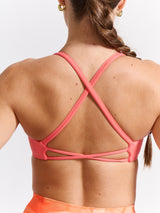 Thumbnail 4 of Glow Sports Bra - Tequila Sunrise, 4 of 6