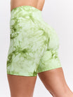 Aggressive Scrunch Short 7" - Honeydew Tie Dye