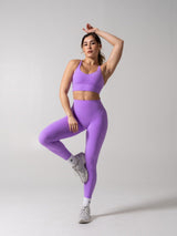 Thumbnail 3 of Poshknit Sports Bra - Taffy Purple, 3 of 7