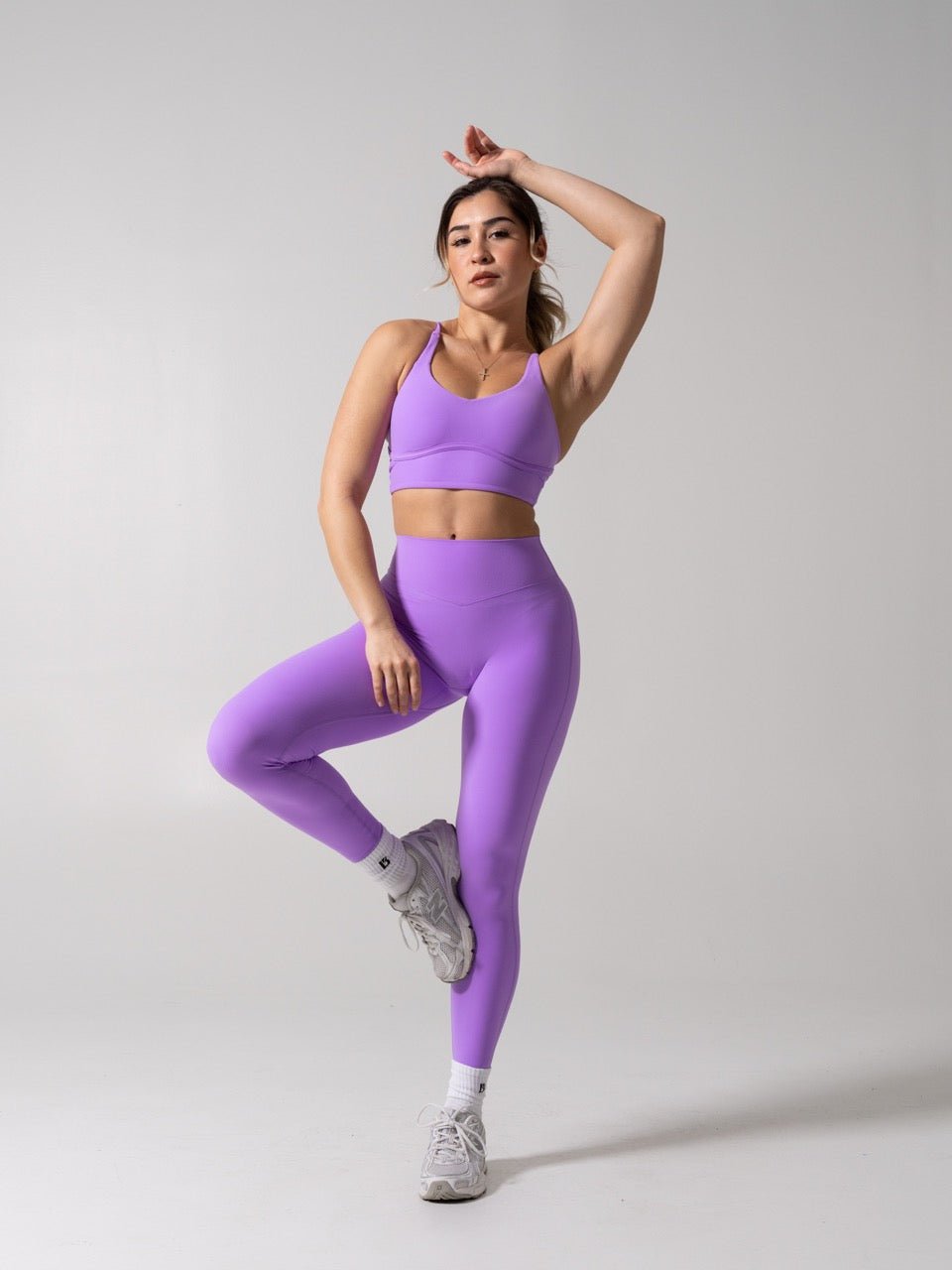Poshknit Sports Bra - Taffy Purple