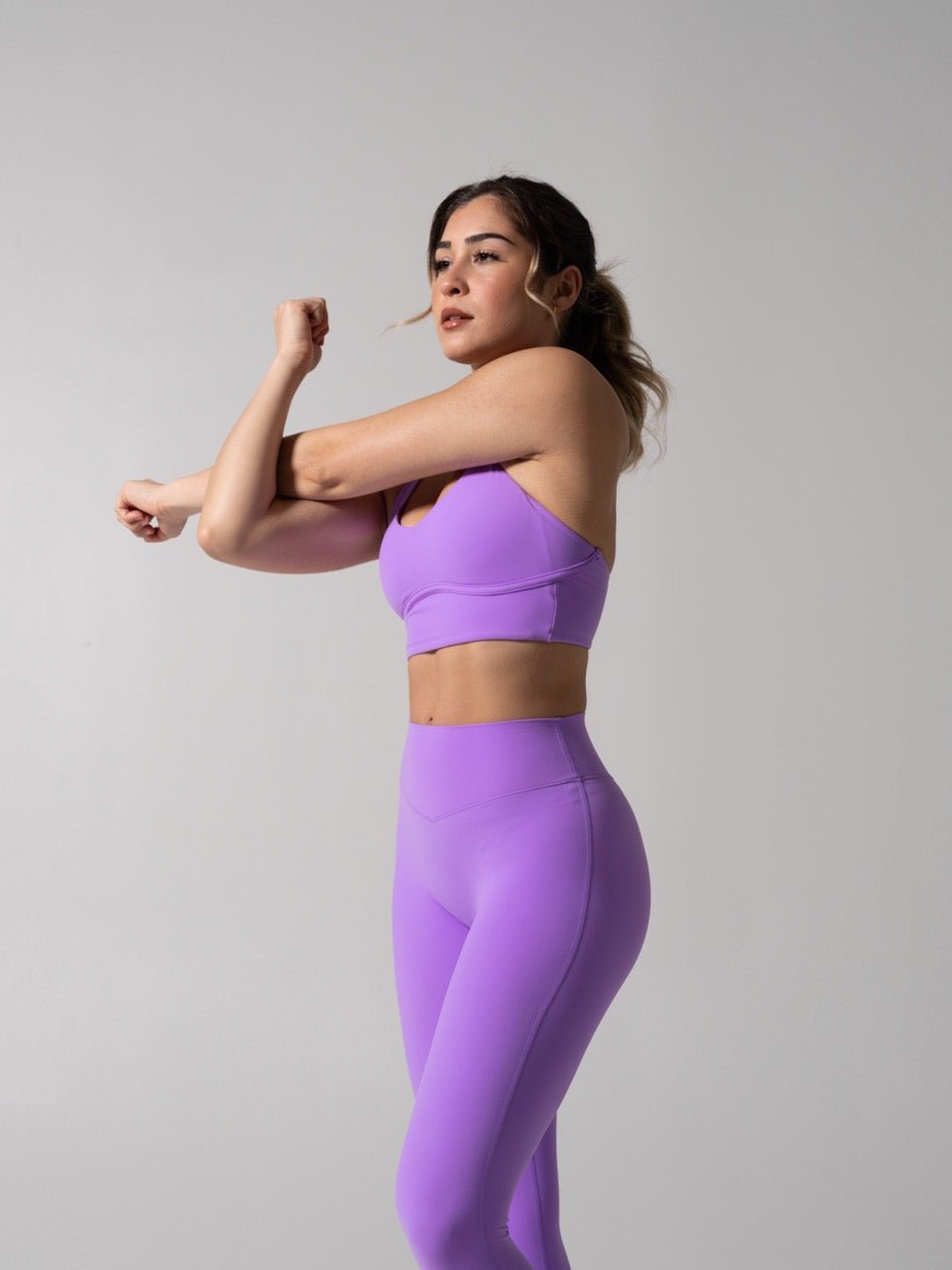Poshknit Sports Bra - Taffy Purple