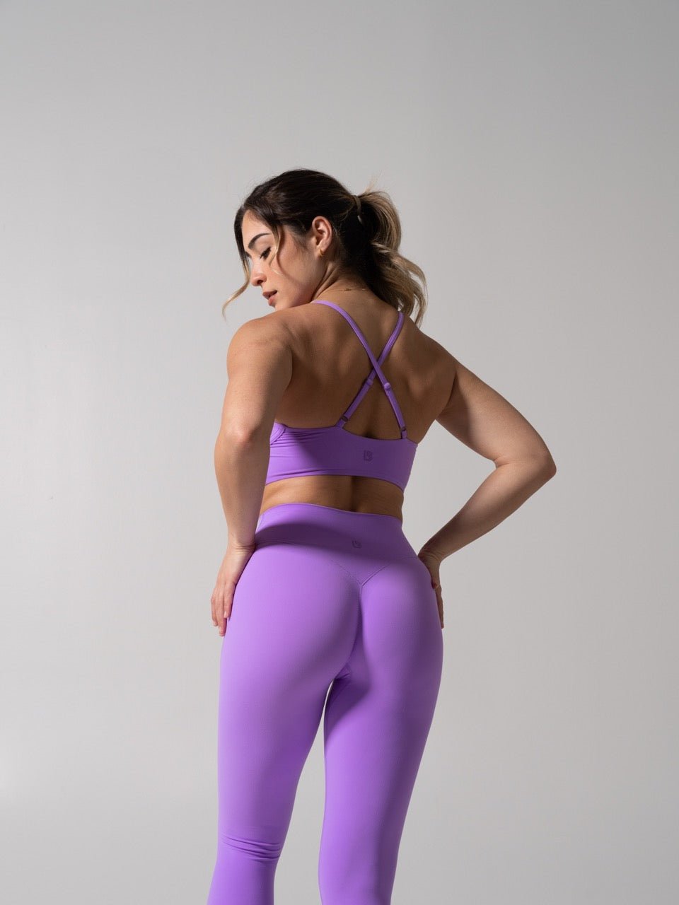 Poshknit Sports Bra - Taffy Purple