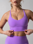 Poshknit Sports Bra - Taffy Purple