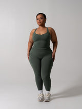 Thumbnail 2 of Poshknit Waist Tank - Limon Pepino, 2 of 7