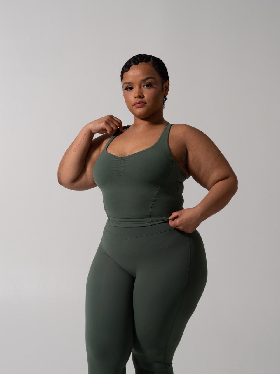 Poshknit Waist Tank - Limon Pepino