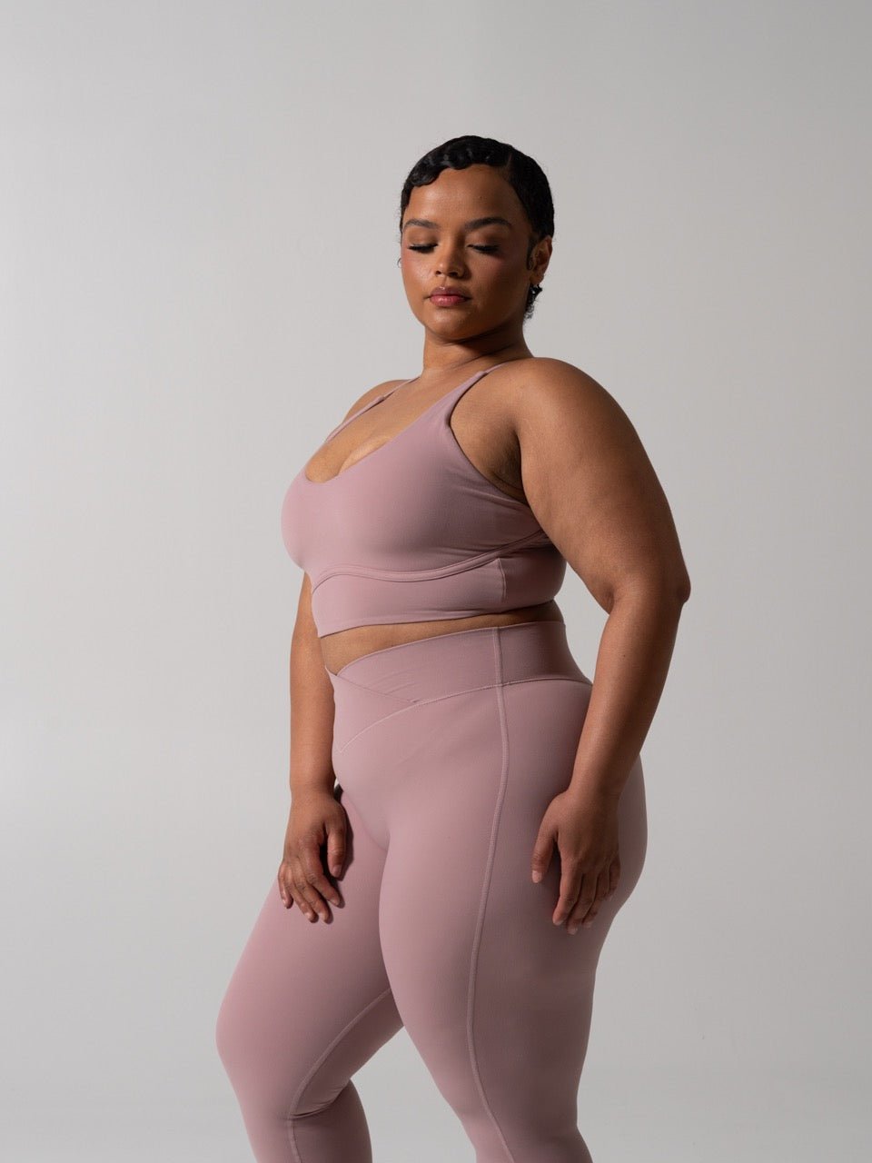 Poshknit Sports Bra - Rose Water