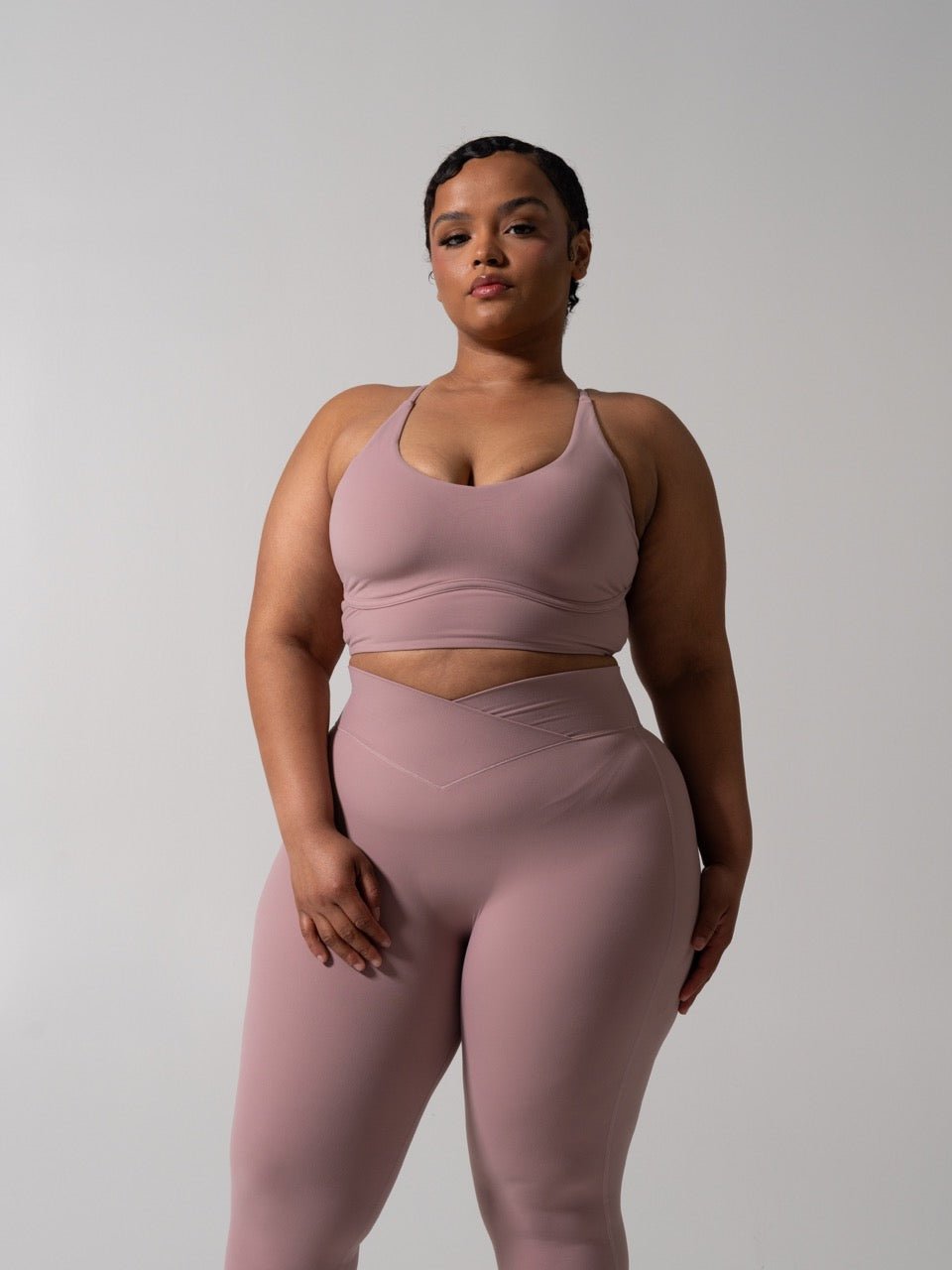 Poshknit Sports Bra - Rose Water