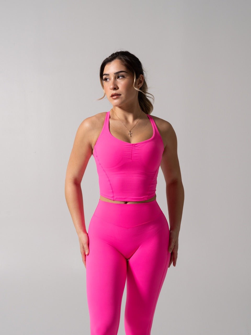 Poshknit Waist Tank - Hot Mess