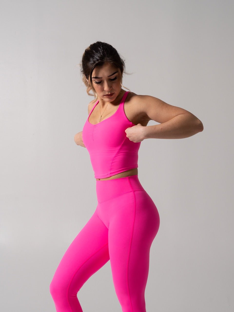 Poshknit Waist Tank - Hot Mess