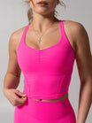 Poshknit Waist Tank - Hot Mess