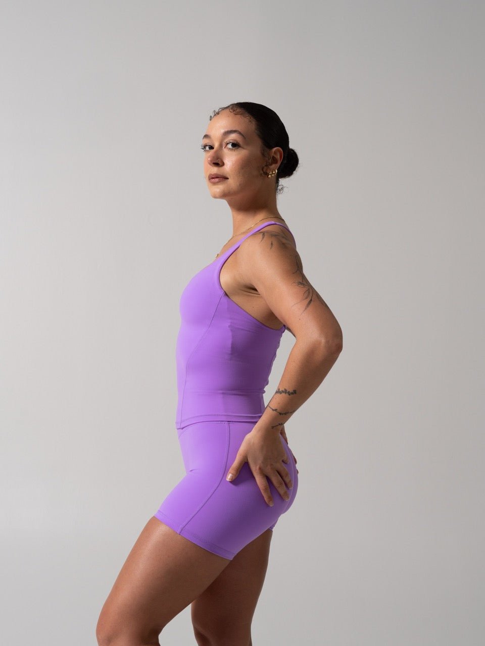 Poshknit Hip Tank - Taffy Purple