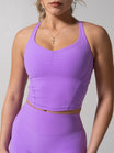 Poshknit Waist Tank - Taffy Purple