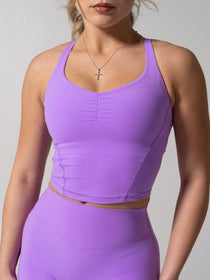 Poshknit Waist Tank - Taffy Purple