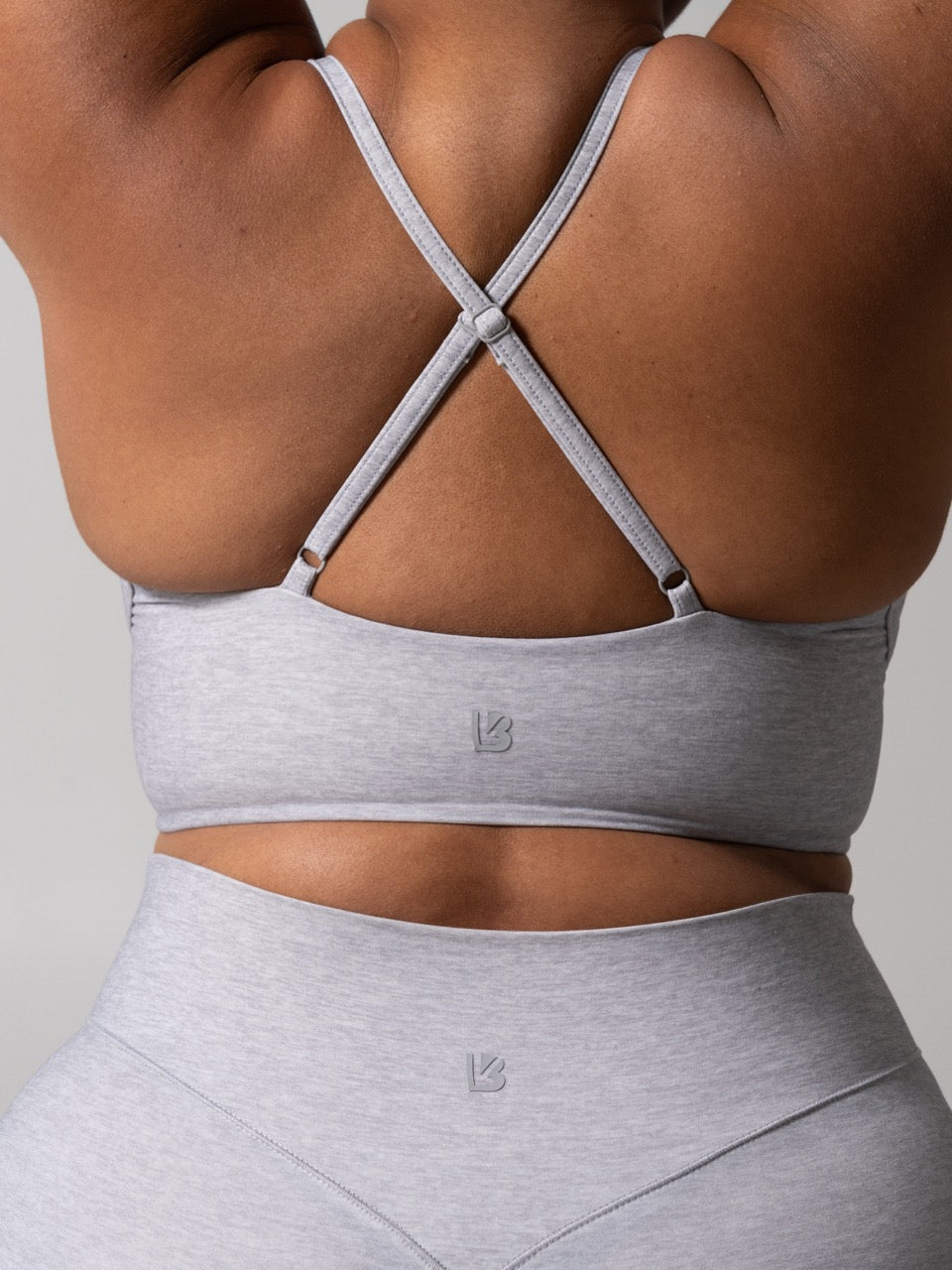 Poshknit Sports Bra - Platinum