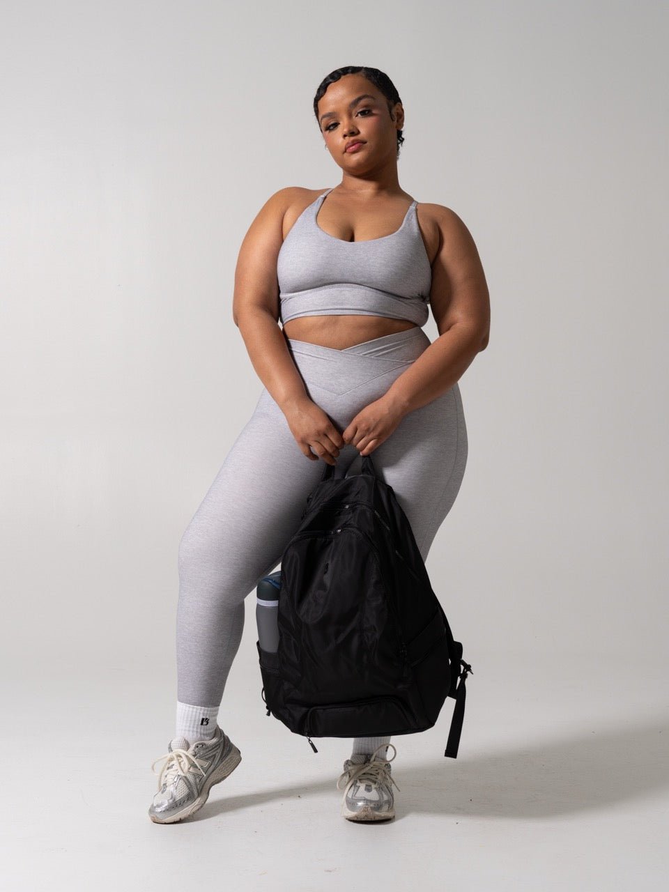 Siren Scrunch Legging - Platinum
