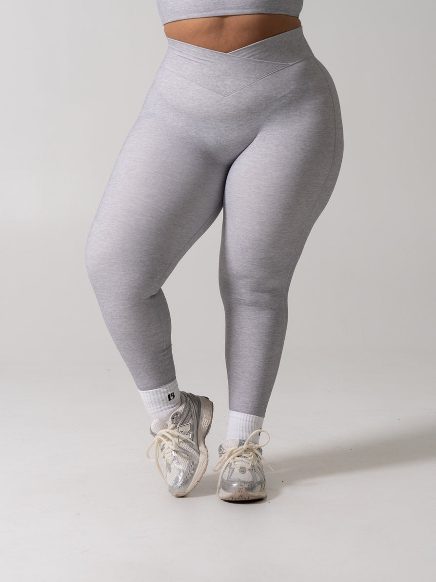 Siren Scrunch Legging - Platinum
