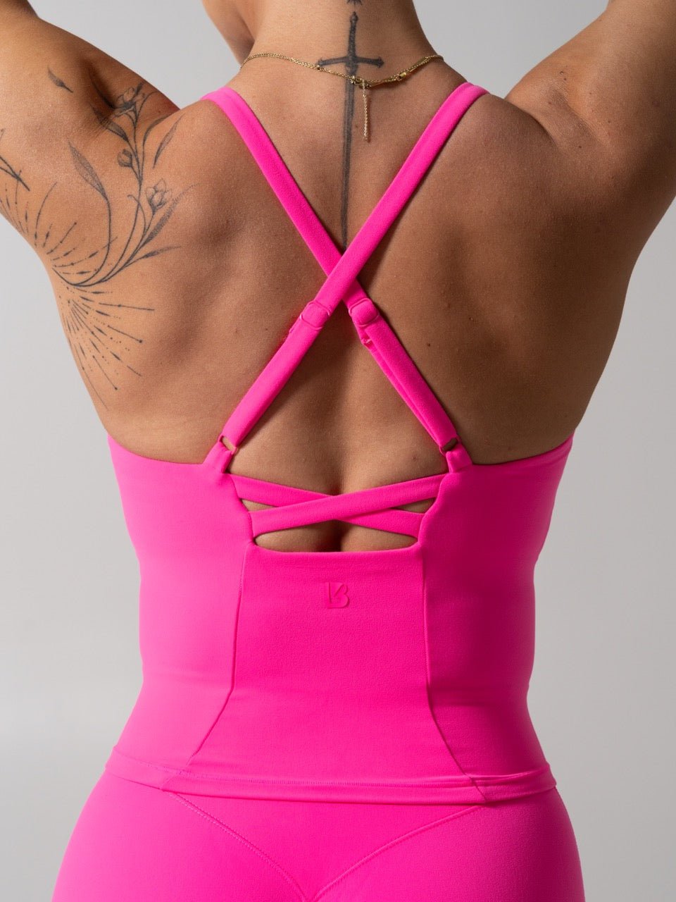 Poshknit Hip Tank - Hot Mess