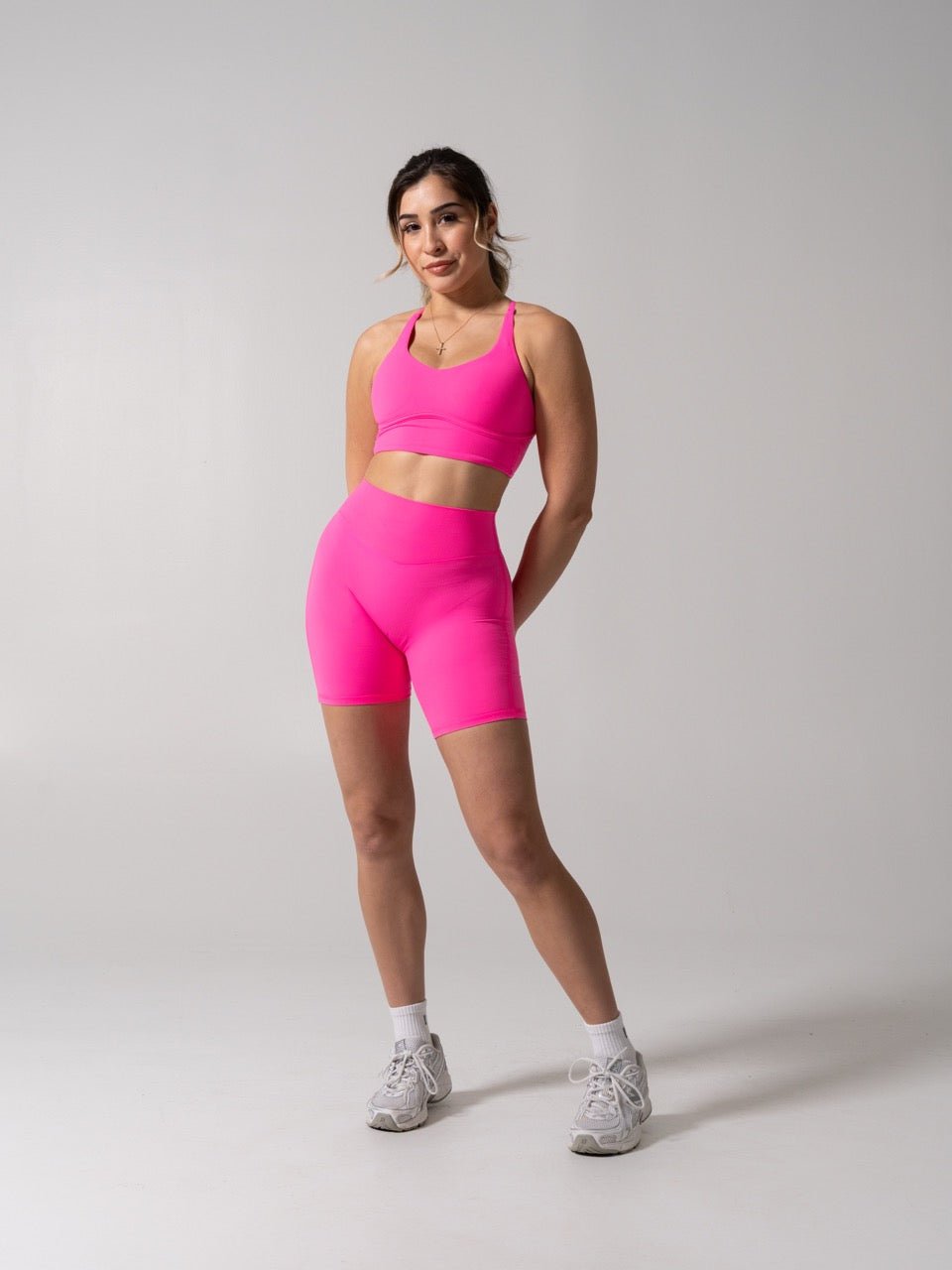 Poshknit Aggressive Scrunch Short 7" - Hot Mess