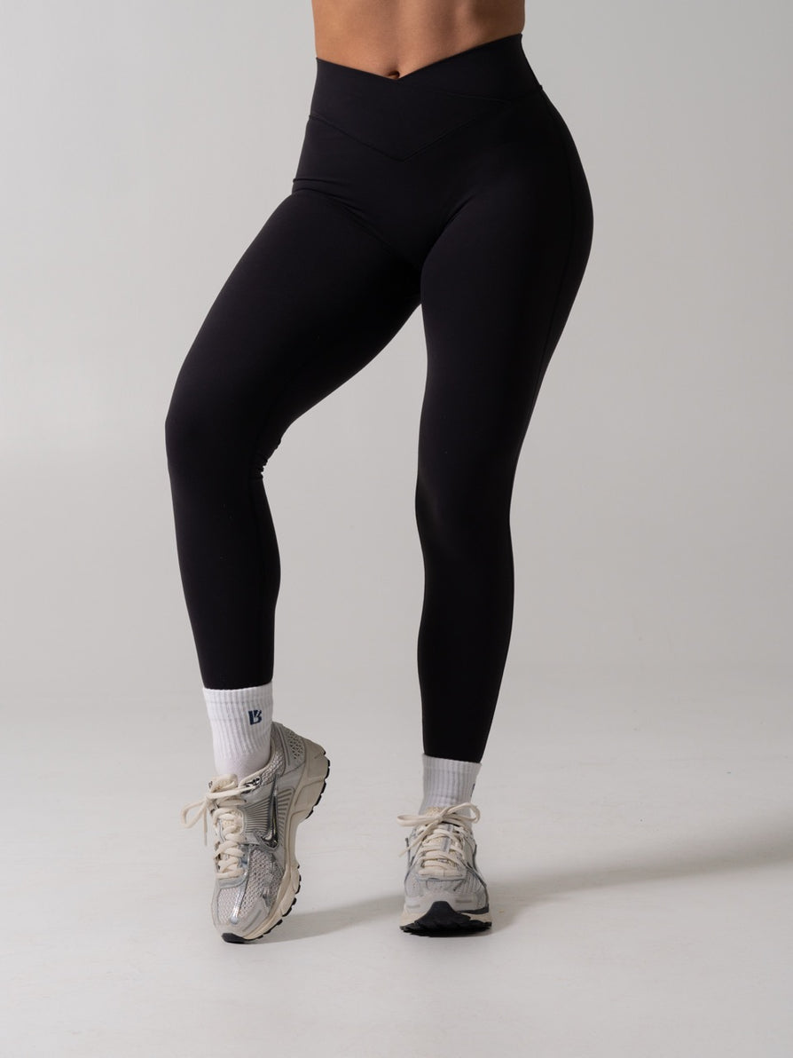 Siren Scrunch Legging - Onyx Black