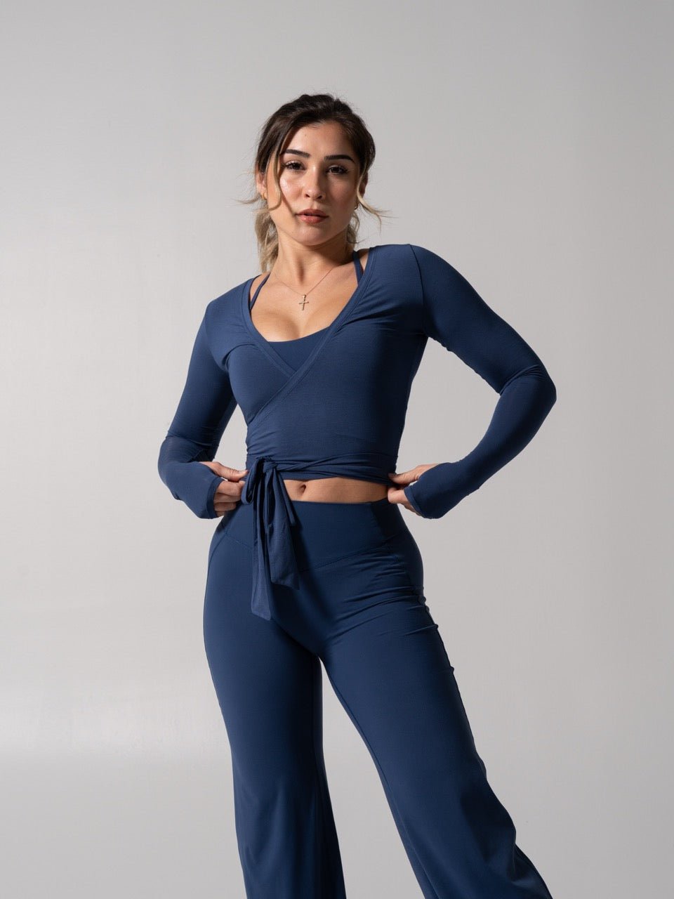 Ballet Wrap - Baked Blue