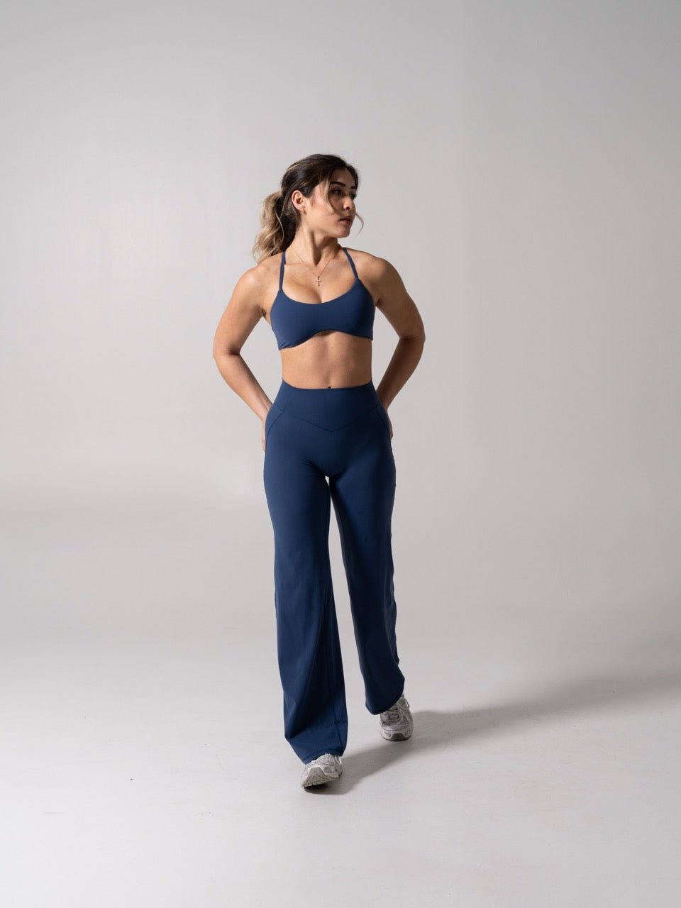 Poshknit Straight Leg Pant - Baked Blue