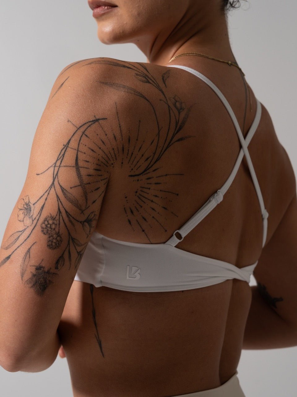 Barre Sports Bra - White