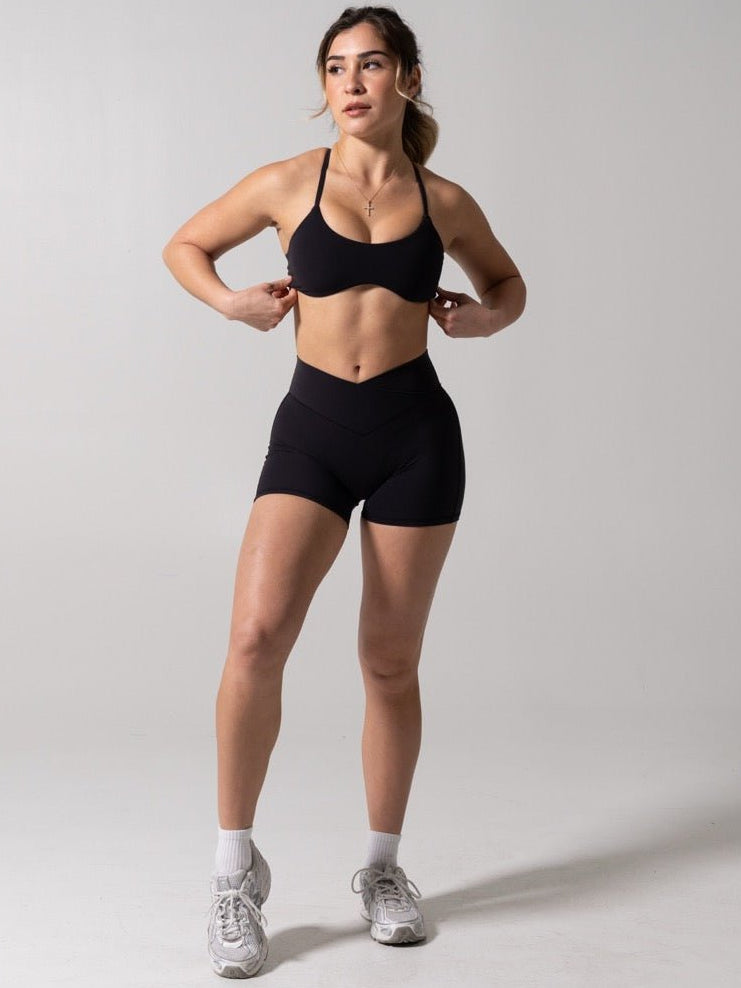 Siren Scrunch Short 5" - Onyx Black