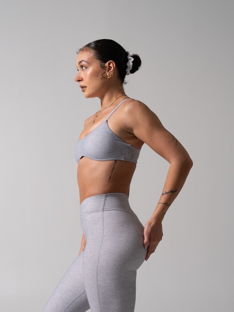 Barre Sports Bra - Platinum