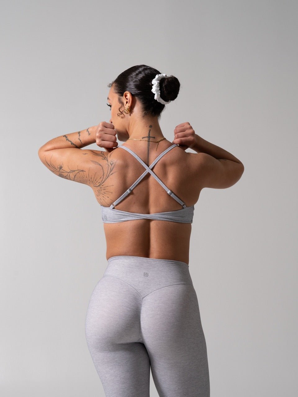 Barre Sports Bra - Platinum