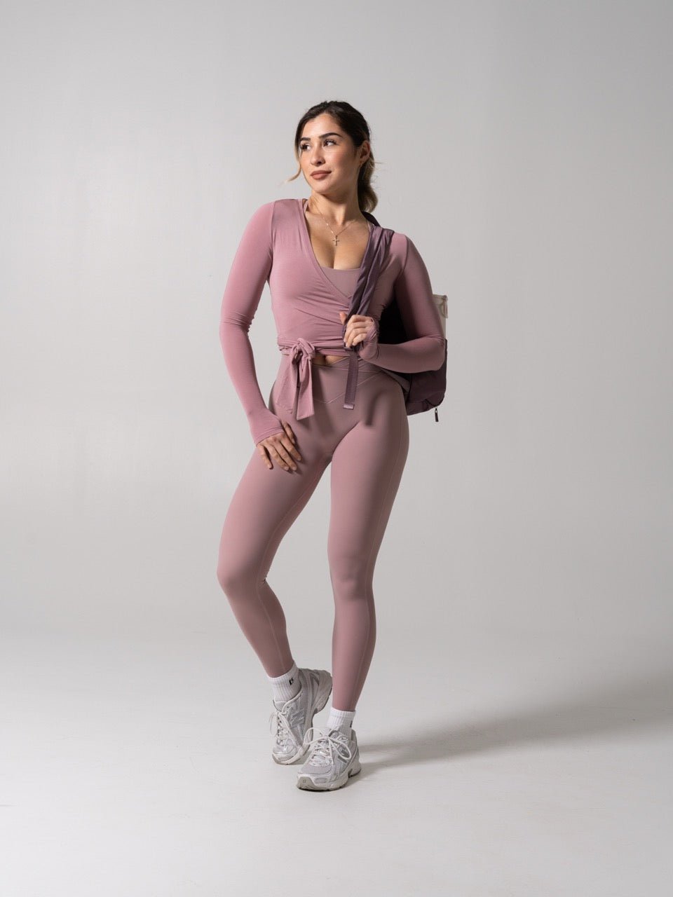 Siren Scrunch Legging - Rose Water